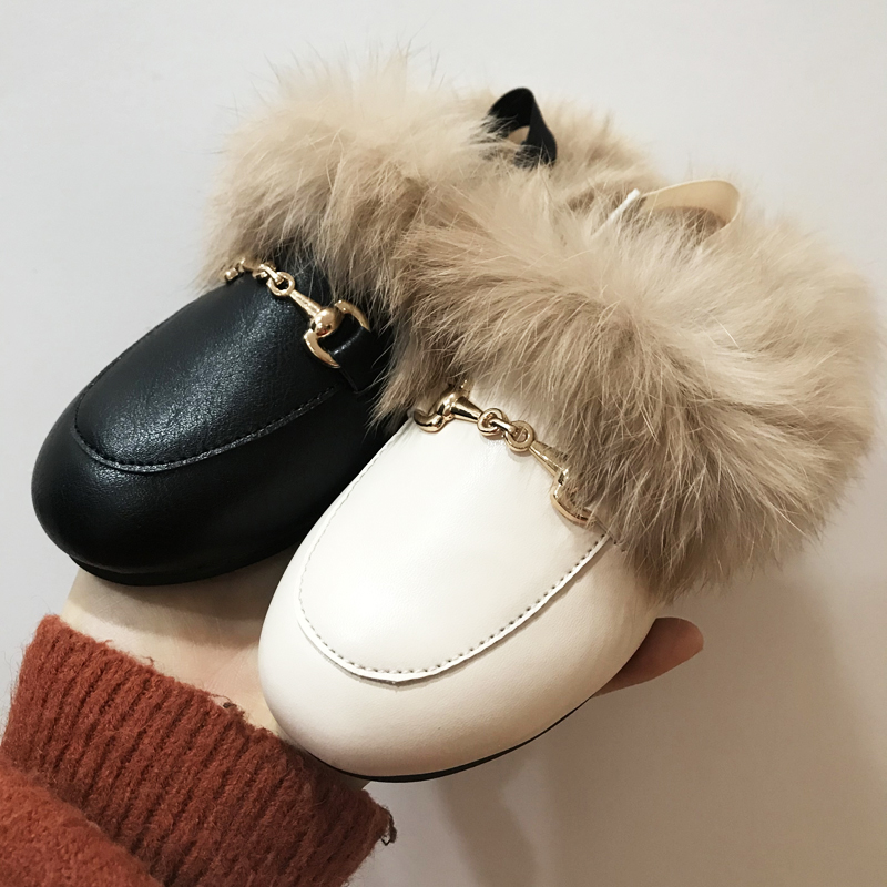 Baby Product Brand - Chaussures de princesse en fourrure pour