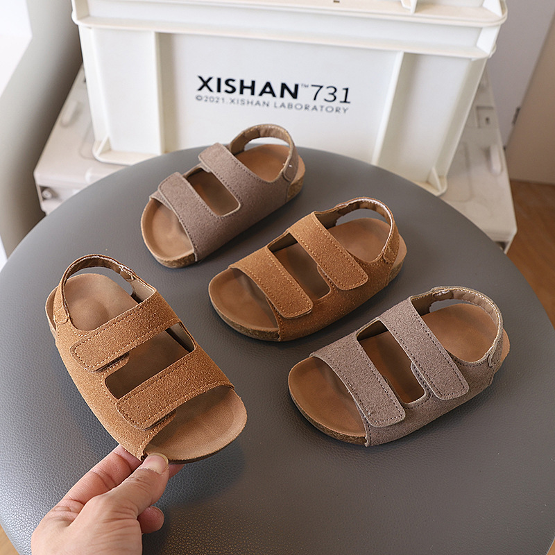 Baby Product Brand - Sandales en daim pour enfants 2026